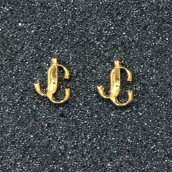 NIB Jimmy Choo Signature Logo Stud Earrings ✨🤩 - Picture 5 of 17